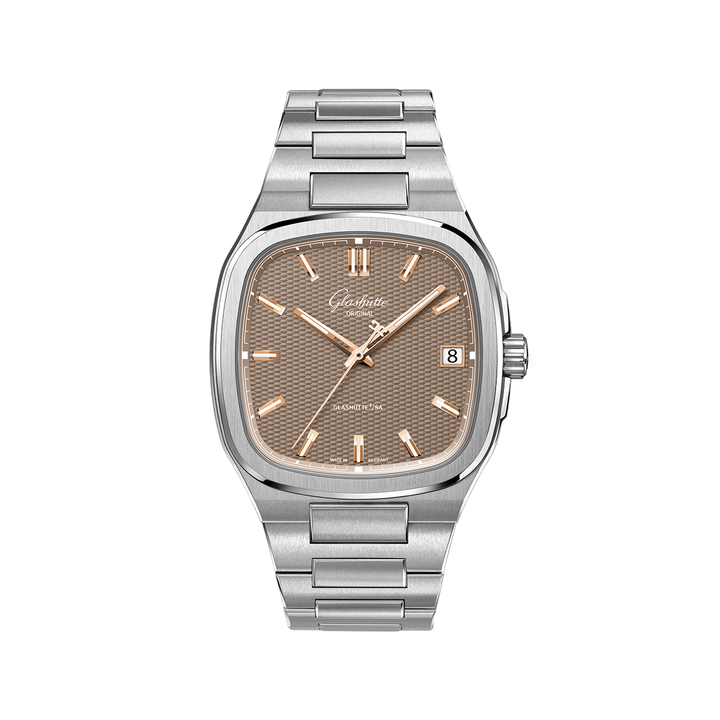 Seventies "Tweed Amp" 39mm - Brown on Bracelet