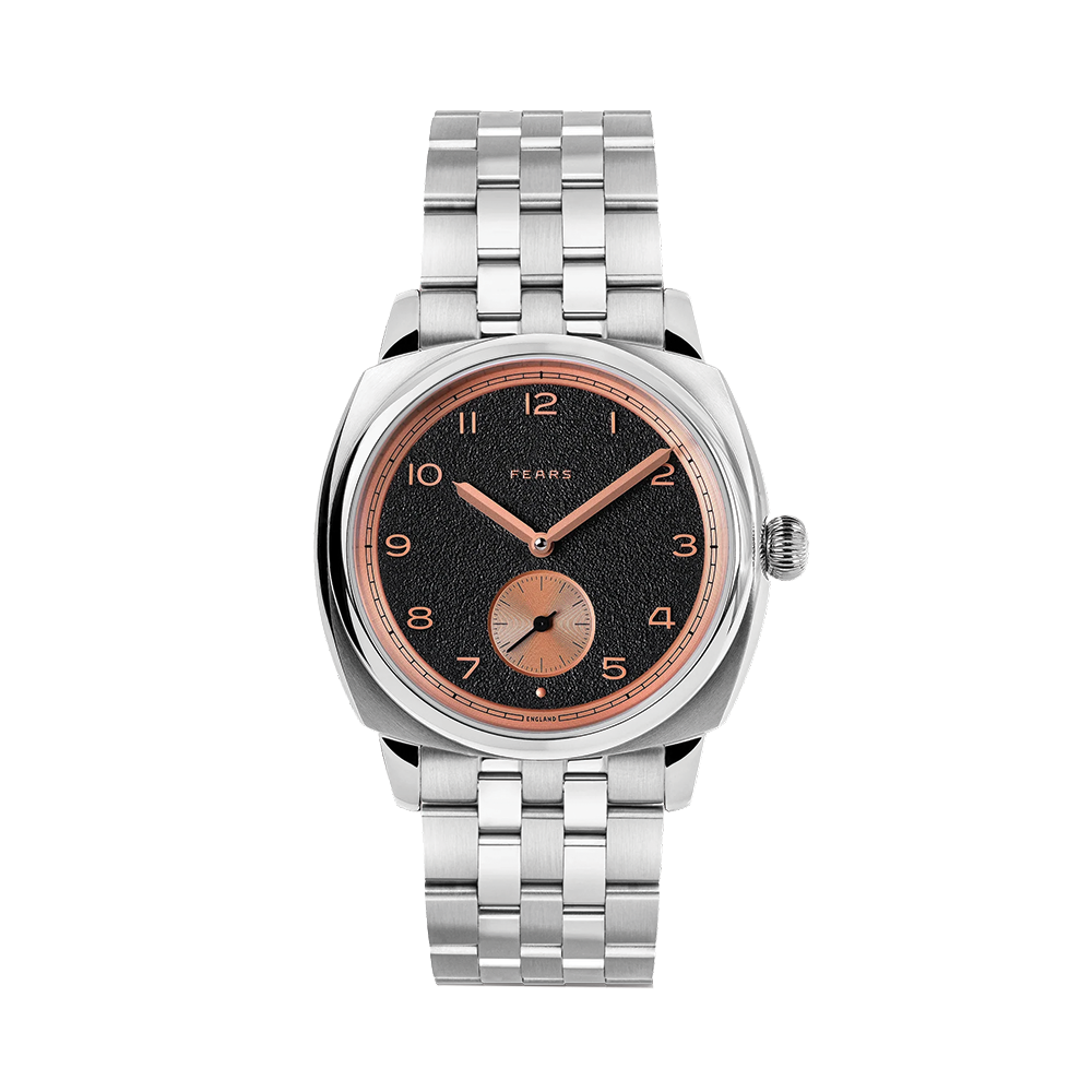 Brunswick "Charcoal Rose" 38mm - Black on Bracelet