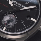 K Averau Moonphase "Big Moon" 39mm - Black on Fabric Strap