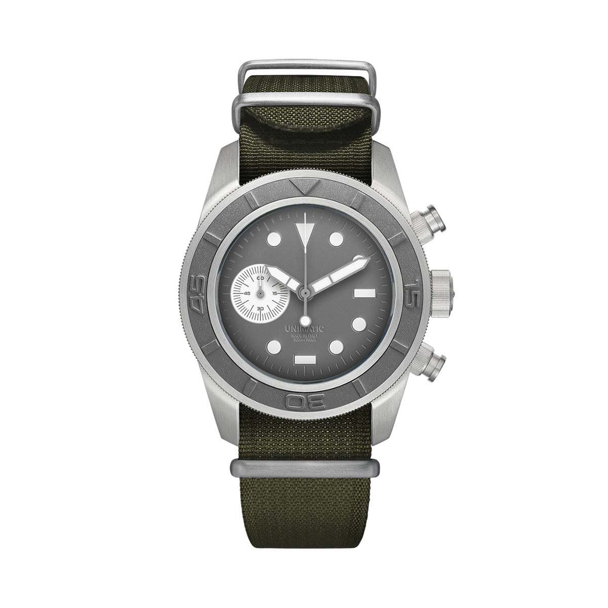 Modello Tre U3-AEG Limited Edition 41.5mm - Grey on Fabric Strap