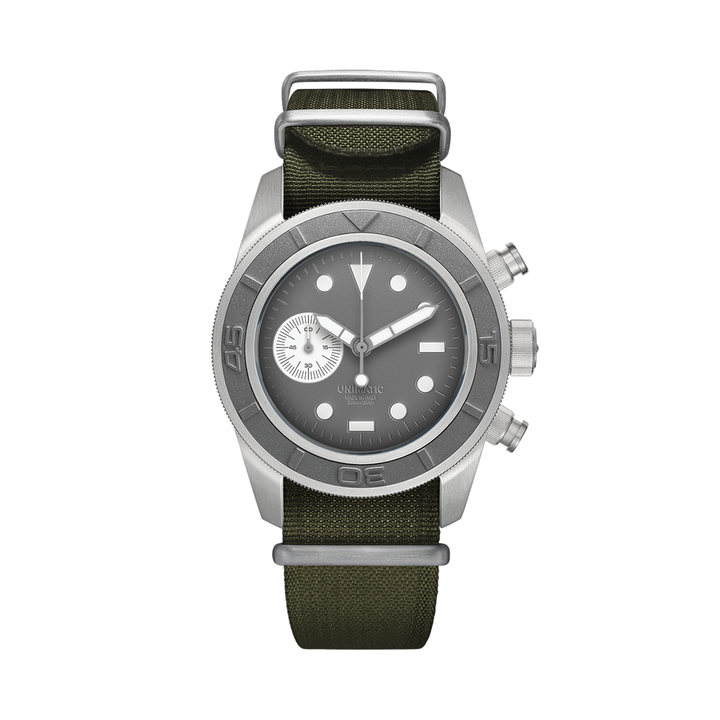 Modello Tre U3-AEG Limited Edition 41.5mm - Grey on Fabric Strap