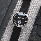 K Averau Moonphase "Big Moon" 39mm - Black on Fabric Strap
