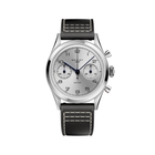 Classics G09 Tribute to Silverlight 38mm - Silver on Leather Strap