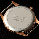 OLD SMITH Bronze No-Date 38mm - Ivory on Khaki x Beige Fabric Strap