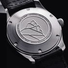 K Averau Moonphase "Big Moon" 39mm - Black on Fabric Strap