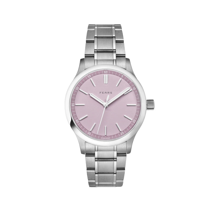 Redcliff "Pale Lilac" 39.5mm - Purple on Bracelet
