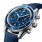Spirit Pilot Flyback Chronograph 39.5mm - Blue on Rubber Strap