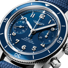 Spirit Pilot Flyback Chronograph 39.5mm - Blue on Rubber Strap