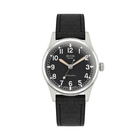 OLD SMITH 35mm - Black on Black Leather Strap