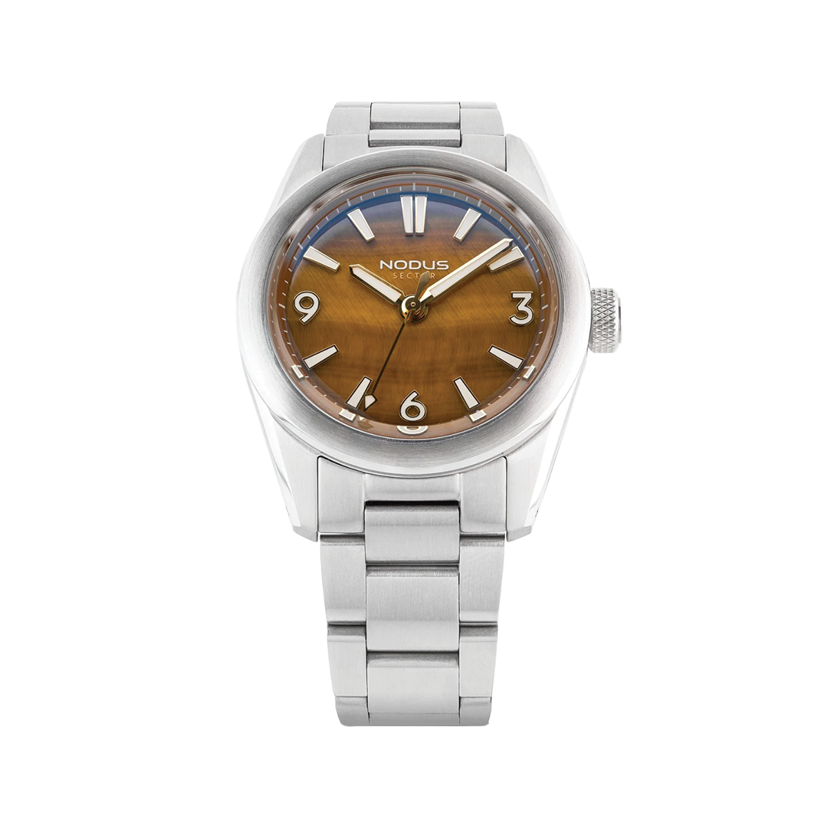 Sector II Sport Tiger's Eye 38mm - Brown on Bracelet